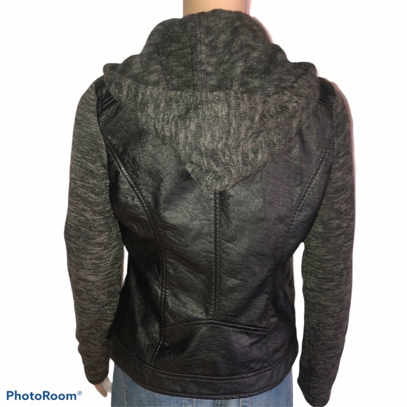 J2 JuJu faux leather Moto jacket - Picture 6 of 8